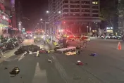 汐止深夜死亡車禍！　2黃牌重機對撞1死2傷