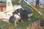 影/墜落瞬間！陸觀光直升機「10米高直砸地」致1死4傷