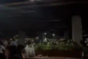 南港Lalaport又停電！兩日前才剛出包　美食街大批人潮嚇壞摸黑用餐