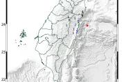 15分鐘內連5震！18:21花蓮再爆規模4.4地震　最大震度3級