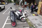 影/宿醉開車載小孩上學恍神撞4車　男子無照又酒駕
