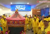 白沙屯媽祖愛賞車　粉紅超跑五度駐駕汽車展示中心