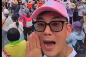 天王變身香燈腳！任賢齊接駕「粉紅超跑」　拋下攝影團隊衝現場