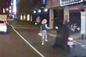 影/這次是駕駛地獄！台中婦沒走斑馬線「橫越中清路」遭撞飛