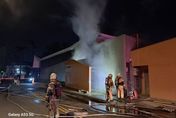 南台科大嚴重火警！水資源回收中心燒起來　惡臭瀰漫校園