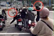 影/基隆街頭真人快打！大鎖阿姨vs棍棒哥路口持械追逐