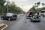 影/屏東「悲慘事故」！學弟騎車撞上學長迴轉車慘死