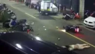 影/猴子鬼遮眼片！她深夜散步慘遭後方載妹機車撞飛　倒地不起慘況曝