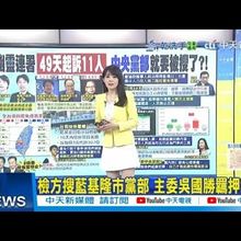 【每日必看】檢方搜藍基隆市黨部 主委吳國勝羈押禁見｜幽靈連署首案偵結 藍台南黨部11人被訴 20250509