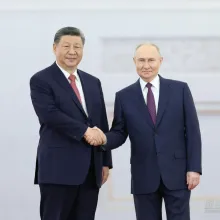 訪俄重頭戲！習近平抵克宮　與普丁進行小範圍會談