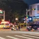 快訊/萬芳醫院前嚴重車禍！7民眾無辜遭撞受傷　休旅車車頭毀、保險桿脫落