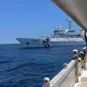 海巡台中艦強力護漁！阻大陸海警船騷擾台灣漁船