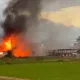 快訊/宜蘭礁溪金紙工廠陷火海全面燃燒　濃煙伴隨火花爆炸聲