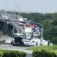 快訊/下班注意！國道1號彰化系統4車追撞　1車翻覆車流回堵…傷亡人數曝