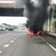 快訊/國道2號驚爆聯結車遭火舌吞噬！「大量黑煙竄天」消防急救援