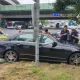 快訊/北市內湖賓士車失控自撞分隔島　40歲男駕駛意識模糊急送醫