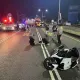 影/高雄晚間驚傳連環車禍！4機車「煞不及」撞上　6人受傷送醫