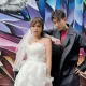 丟丟妹突披白紗甜喊「今天結婚」！　放閃男友揭真相：要去拍片