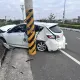 彰化埔心道路驚魂！3車猛烈追撞、翻覆　1人送醫