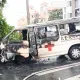 影/員林76快速橋下爆對撞救護車！女騎士殞命…駭人畫面曝