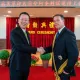 顧立雄頒勳前印太司令阿奎利諾　肯定台美軍事合作