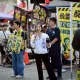 李明璇「罷綠行動連署站」超夯！嗨喊：一起推倒綠色高牆