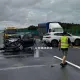 台南仁德國道一號6車連環撞　3人送醫意識清楚