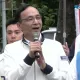 泛綠陣營到藍黨中央抗議　朱立倫：看賴清德討工作