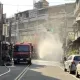 影/嘉義市店家瓦斯外洩！警消灑水警戒、封鎖百公尺