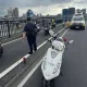 新北華江橋連環車禍　4機車追撞2人慘摔受傷送醫