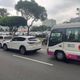 影/未注意路況！龜山遊覽車釀3車追撞　駕駛乘客輕傷
