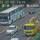 影/國1北上圓山段「國道客運出事」！撞砂石車傷亡不明