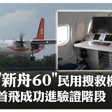 首飛成功!陸自主研製"新舟60" 民用搜救機試飛驗證工作全面開啟｜大陸360°