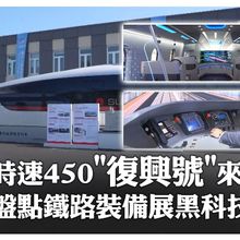 打卡CR450!時速450KM「復興號」亮相國際鐵路裝備展 帶您看"中國列車"領跑速度與未來｜大陸360°