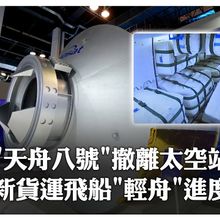 "天舟八號"撤離太空站!新貨運飛船”輕舟”進度曝｜大陸360°
