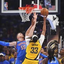 NBA/總冠軍賽G3溜馬第4節逆轉　9分勝雷霆2比1領先