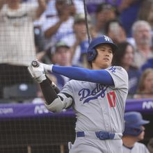 MLB/大谷翔平28轟出爐！球直落進道奇隊友手套