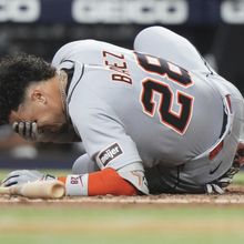 MLB/老虎游擊左眼被K退場　王牌先發也出事了！