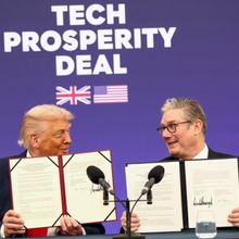 簽署劃時代科技夥伴協議！施凱爾會晤川普： 英國史上規模最大投資案