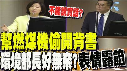 為執政黨錯誤能源政策背書 環境部長好無奈? 藍委質詢怒轟沒立場