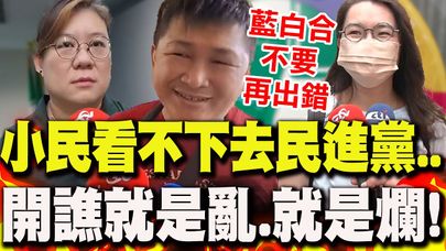 【全程字幕】街訪小民不忍了!怒嗆民進黨"就是亂.就是爛" 喊話新任國民黨主席"藍白合不要再出錯"