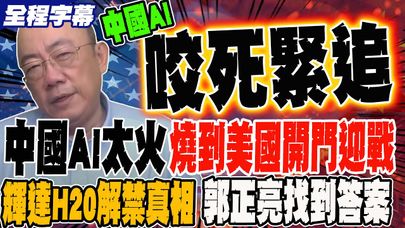 《全程字幕》中國AI實在太火 燒到美國不得不開門迎戰 黃仁勳H20解禁真相郭正亮找到答案 @Guovision-TV  @funseeTW