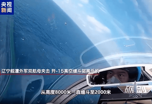 影/首度曝光！遼寧艦遭外軍雙航母夾擊　殲-15高空纏鬥驅離外機