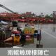 丹娜絲肆虐台南！「南鯤鯓代天府」牌樓倒塌全毀