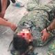 漢光演習又出事！　軍車半毀士兵倒地「安全氣囊一片紅」