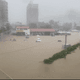 南投豪雨成災　電線桿倒塌、民宅駕訓班淹水
