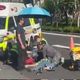 影/台中悲見「移工開車撞死翁」！車上5人全逃了