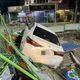 台南學甲轎車狂衝陷入工地　駕駛酒駕又吸毒