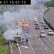 南投國道大火！「巨量濃煙蓋車道」直擊