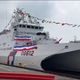 影/幫海鯤號交船風波救火？海巡蘇澳艦今下水典禮